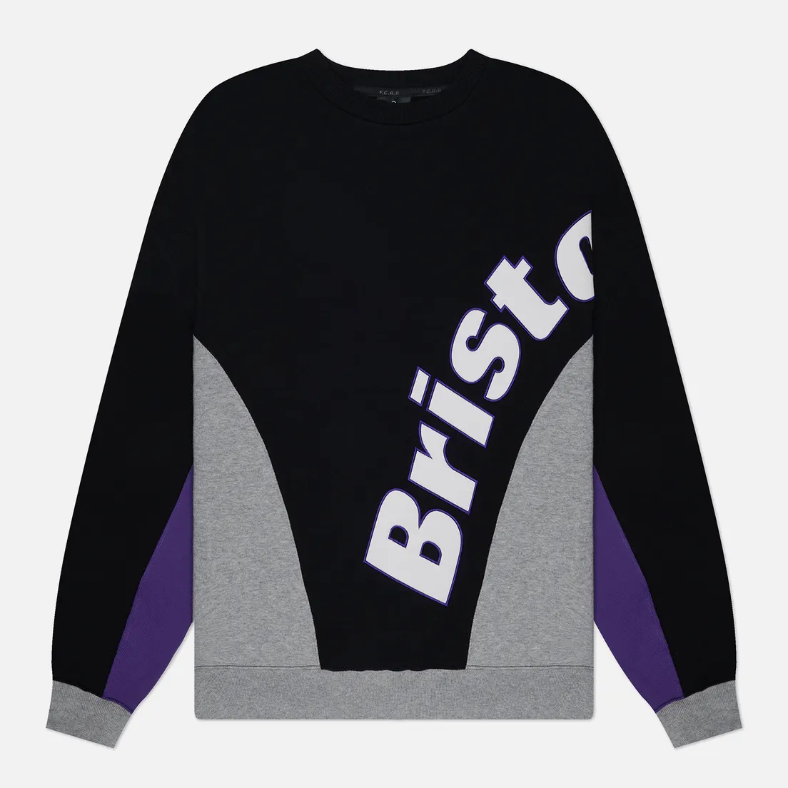 F.C. Real Bristol Мужская толстовка Big Logo Paneled Crew Neck