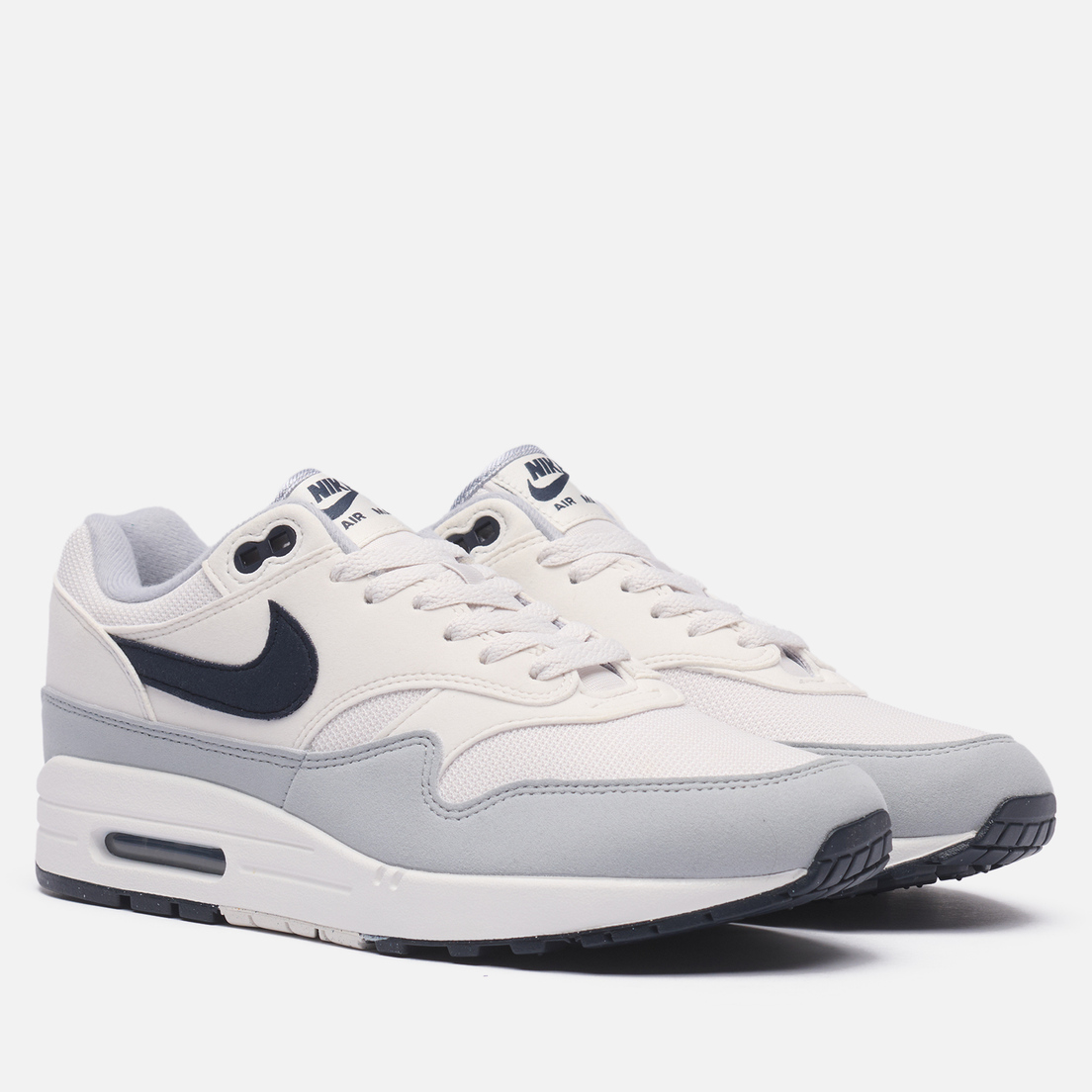 Mens nike air max 1 white on sale