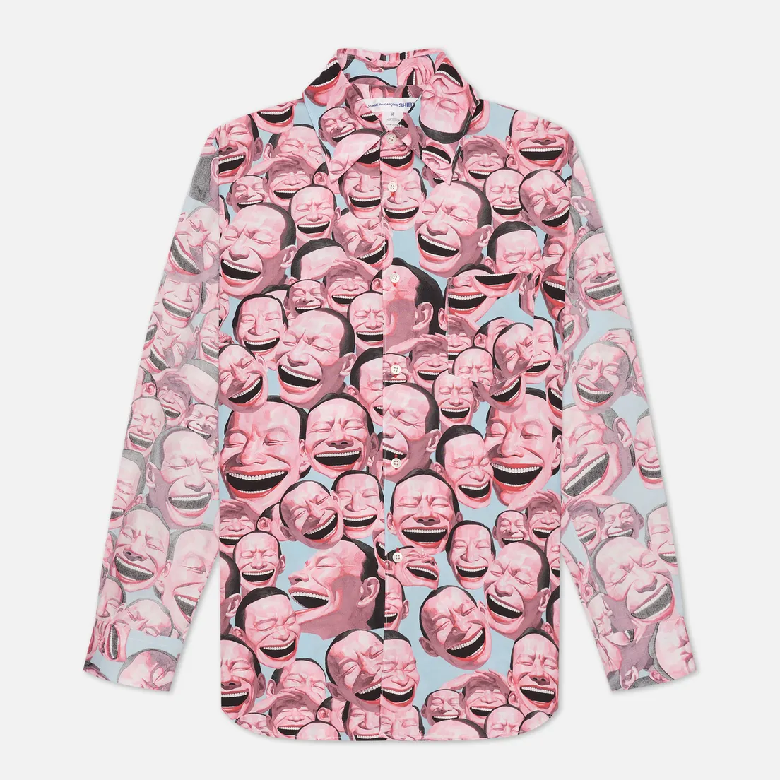 Comme des Garcons SHIRT Мужская рубашка x Yue Minjun All Over Print