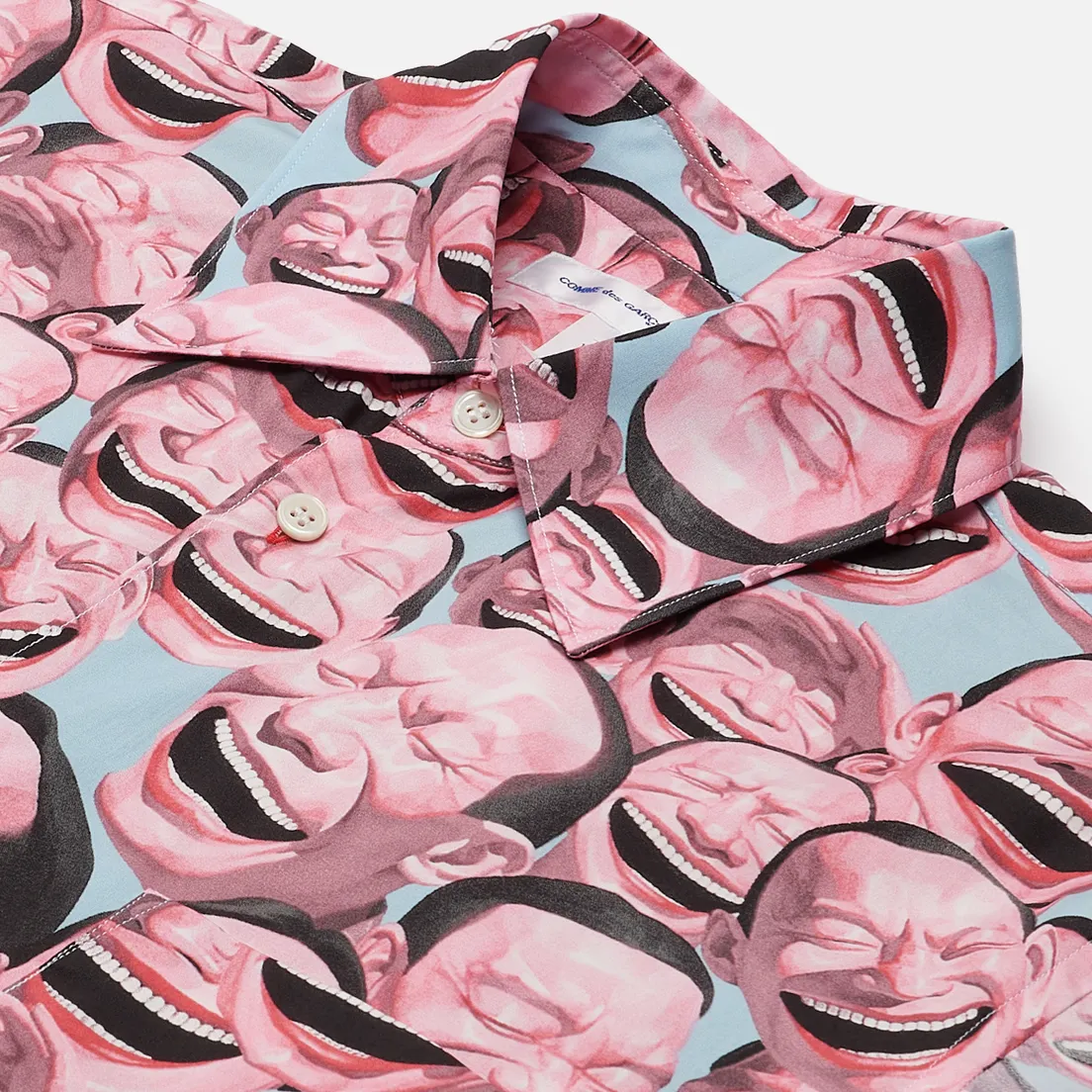 Comme des Garcons SHIRT Мужская рубашка x Yue Minjun All Over Print