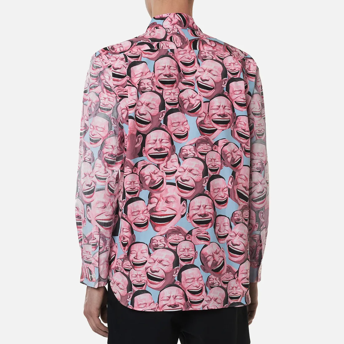 Comme des Garcons SHIRT Мужская рубашка x Yue Minjun All Over Print