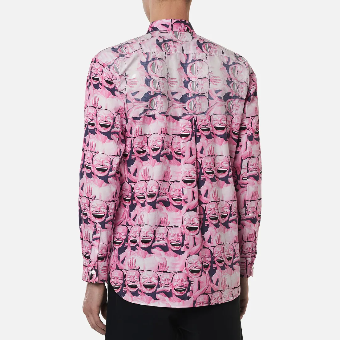 Comme des Garcons SHIRT Мужская рубашка x Yue Minjun All Over Print