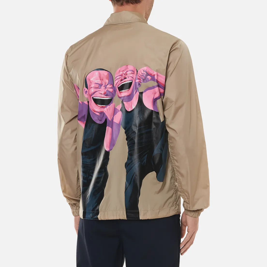 Comme des Garcons SHIRT Мужская куртка x Yue Minjun Print D Coach