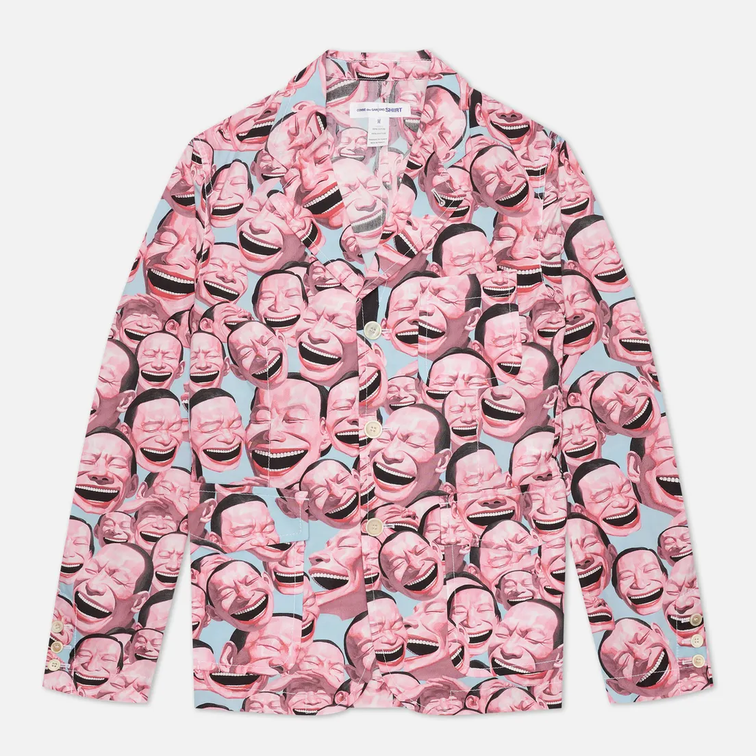 Comme des Garcons SHIRT Мужской пиджак x Yue Minjun All Over Print