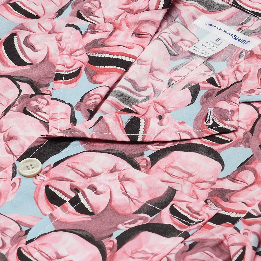 Comme des Garcons SHIRT Мужской пиджак x Yue Minjun All Over Print