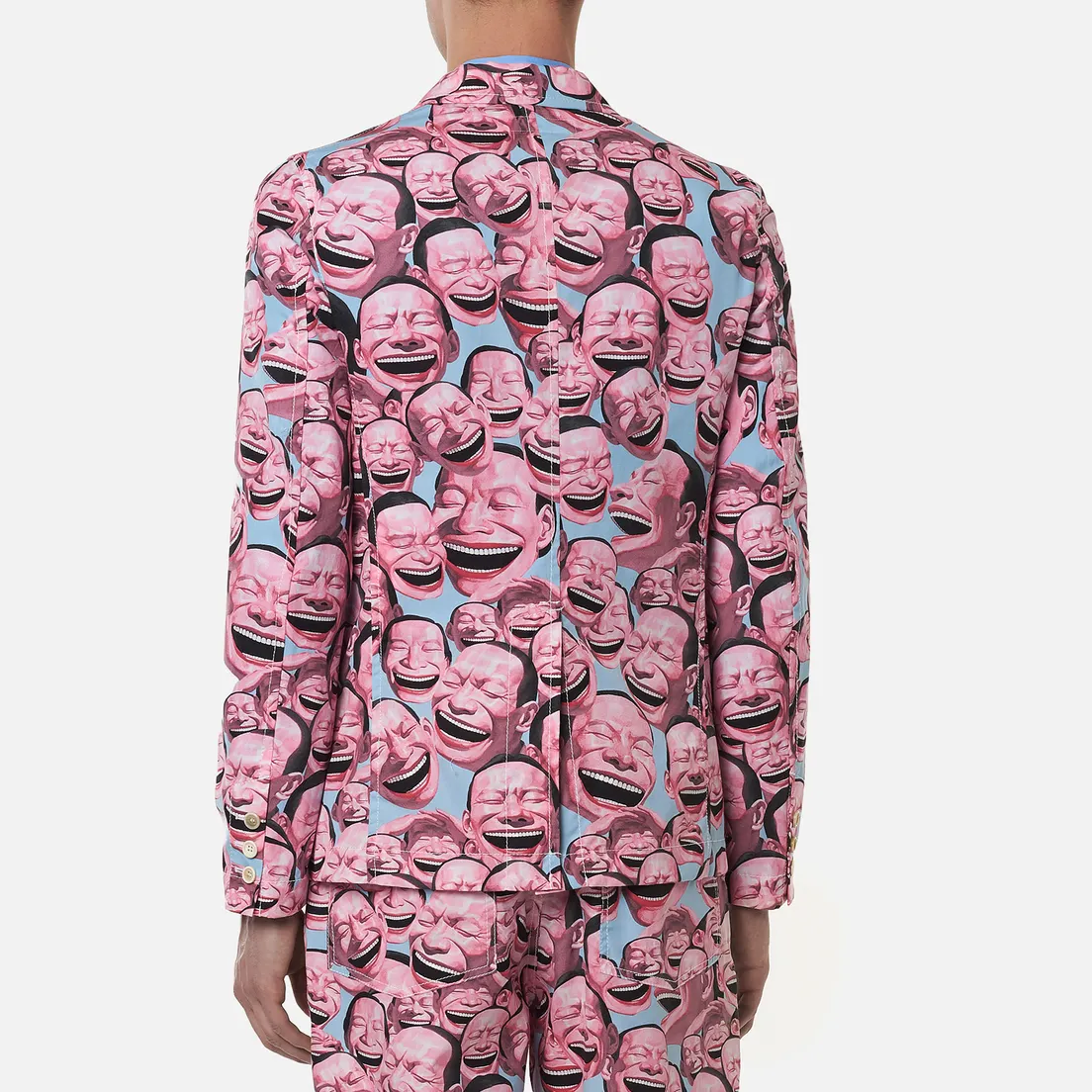 Comme des Garcons SHIRT Мужской пиджак x Yue Minjun All Over Print