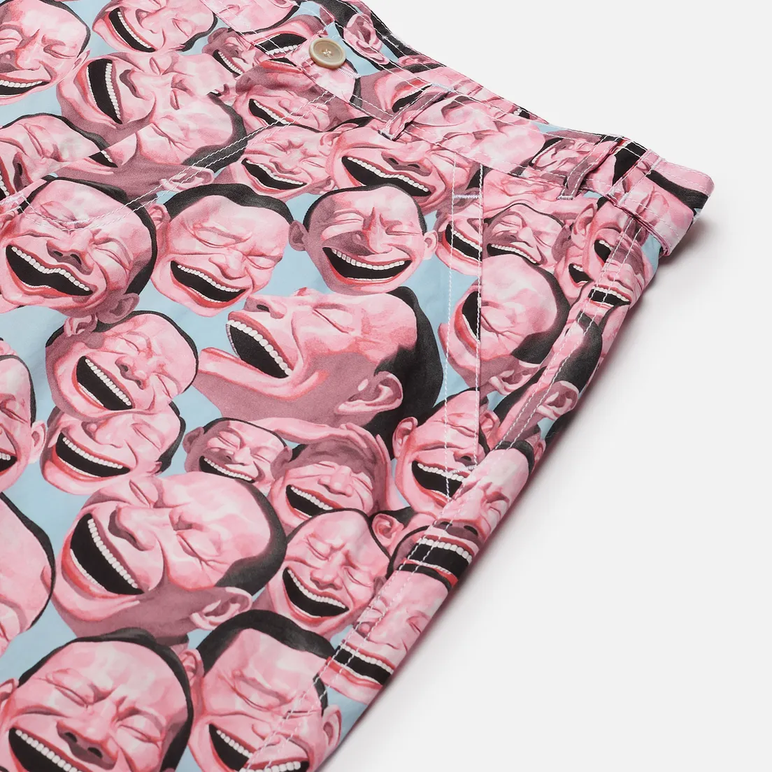 Comme des Garcons SHIRT Мужские брюки x Yue Minjun All Over Print