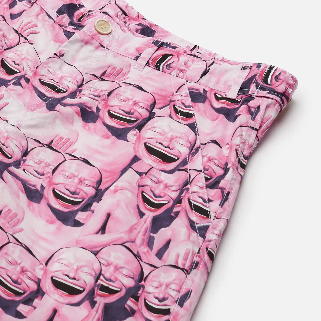 Comme des Garcons SHIRT Мужские брюки x Yue Minjun All Over Print