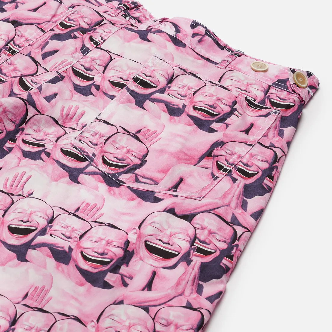 Comme des Garcons SHIRT Мужские брюки x Yue Minjun All Over Print