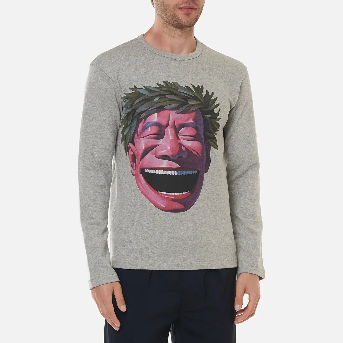Comme des Garcons SHIRT Мужской лонгслив x Yue Minjun Print C