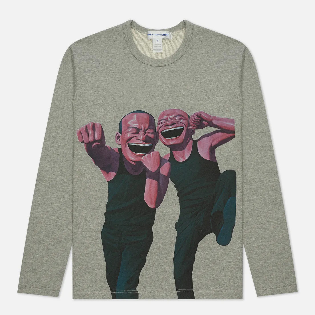 Comme des Garcons SHIRT Мужской лонгслив x Yue Minjun Print D