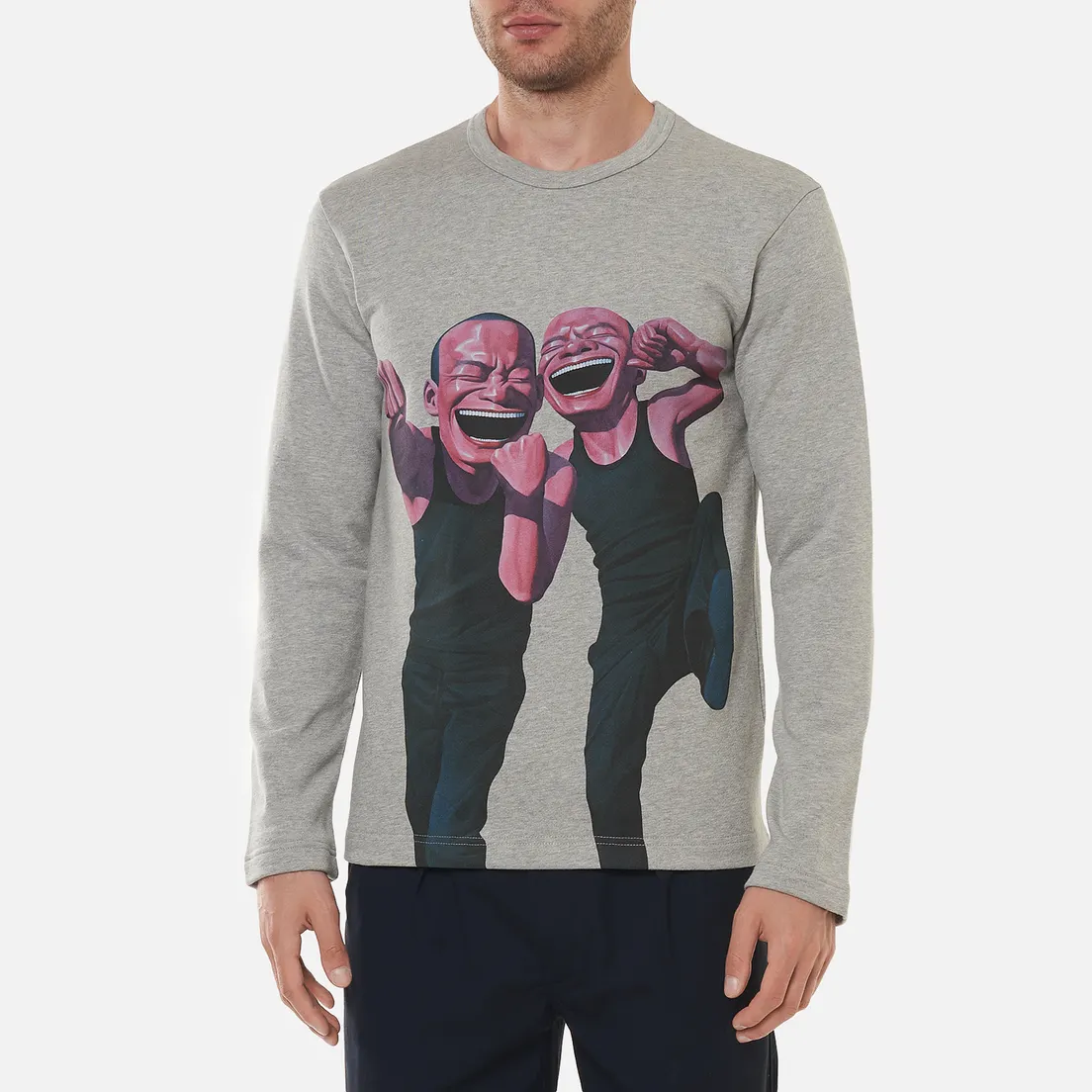 Comme des Garcons SHIRT Мужской лонгслив x Yue Minjun Print D