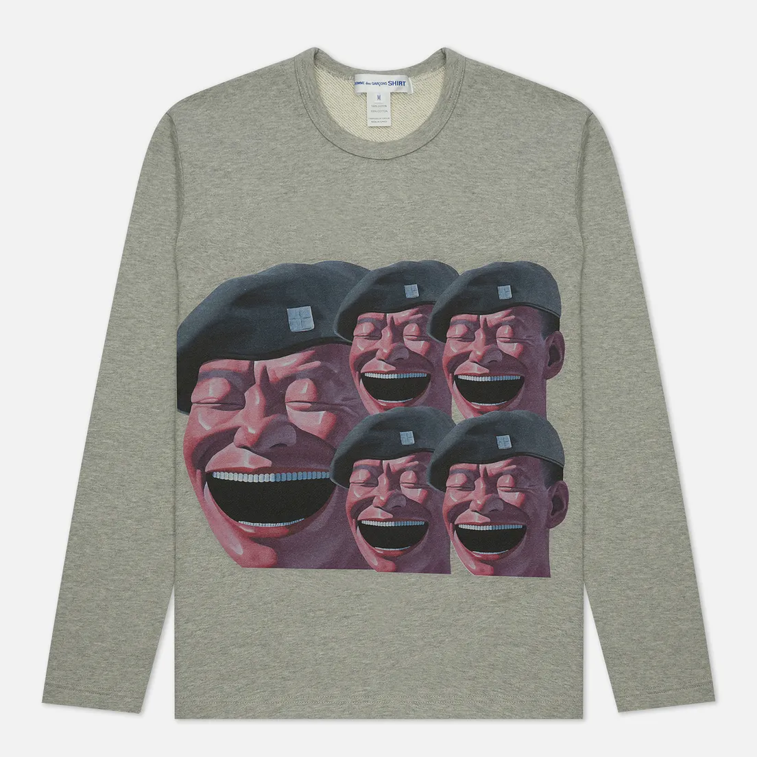 Comme des Garcons SHIRT Мужской лонгслив x Yue Minjun Print E