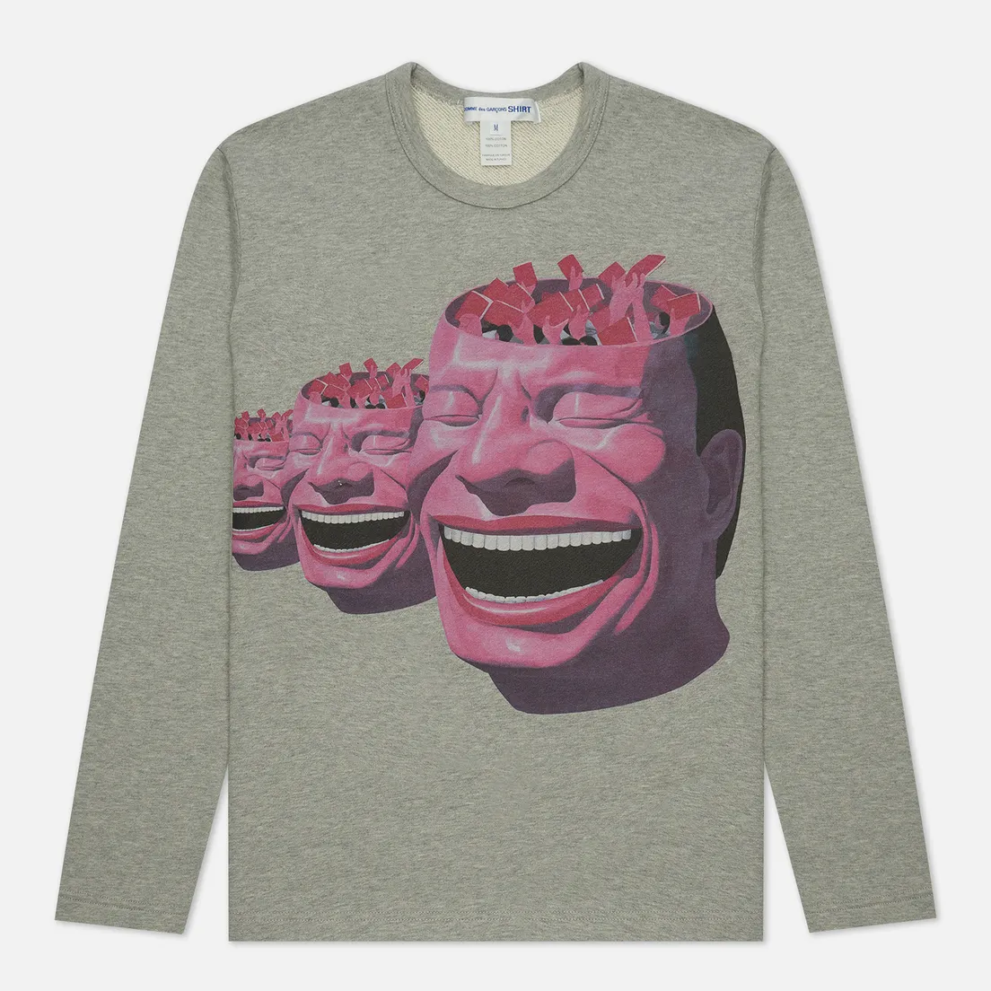 Comme des Garcons SHIRT Мужской лонгслив x Yue Minjun Print F