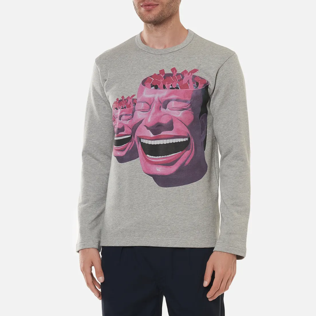 Comme des Garcons SHIRT Мужской лонгслив x Yue Minjun Print F