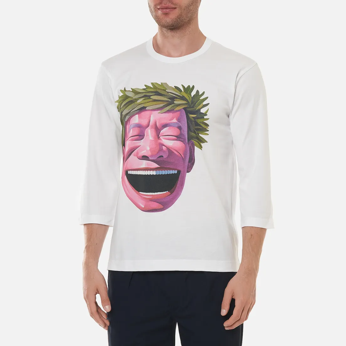 Comme des Garcons SHIRT Мужской лонгслив x Yue Minjun Print C