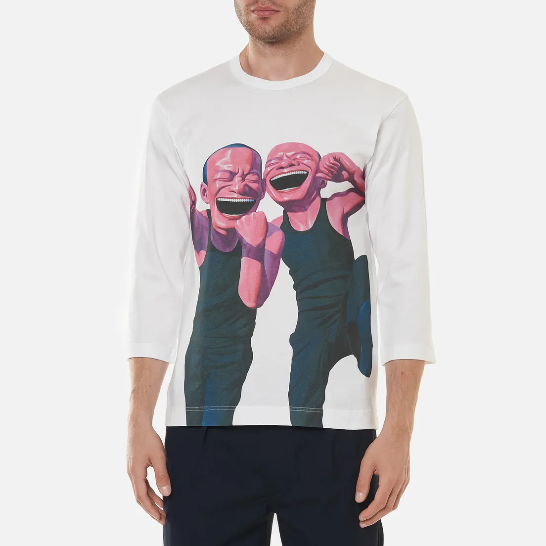 Comme des Garcons SHIRT Мужской лонгслив x Yue Minjun Print D
