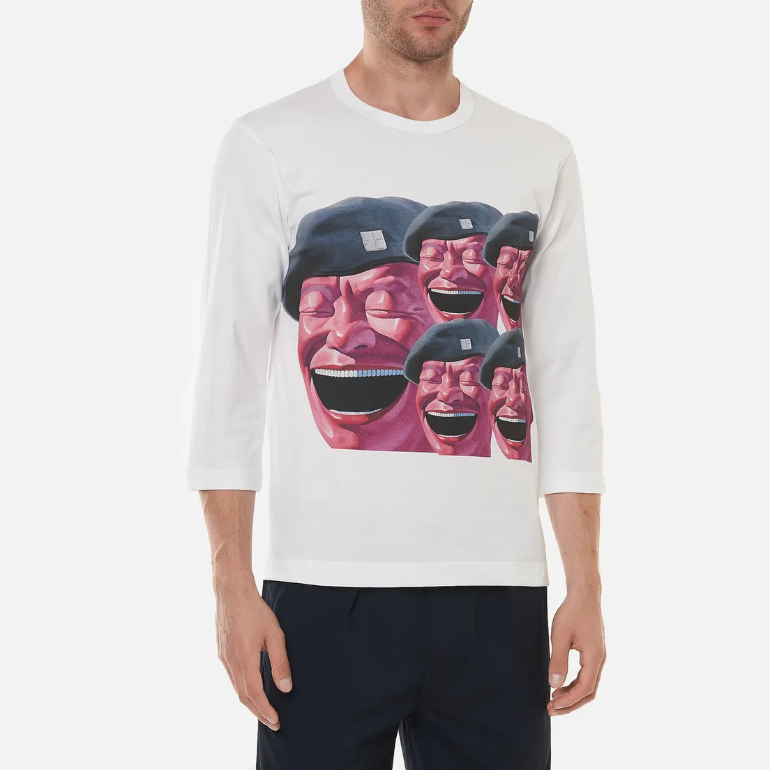 Comme des Garcons SHIRT Мужской лонгслив x Yue Minjun Print E