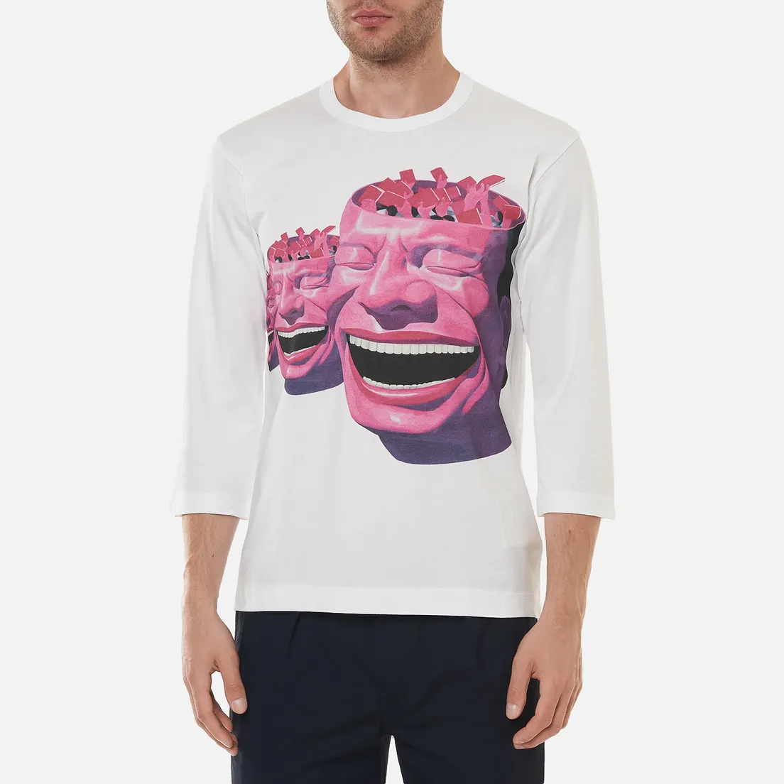 Comme des Garcons SHIRT Мужской лонгслив x Yue Minjun Print F