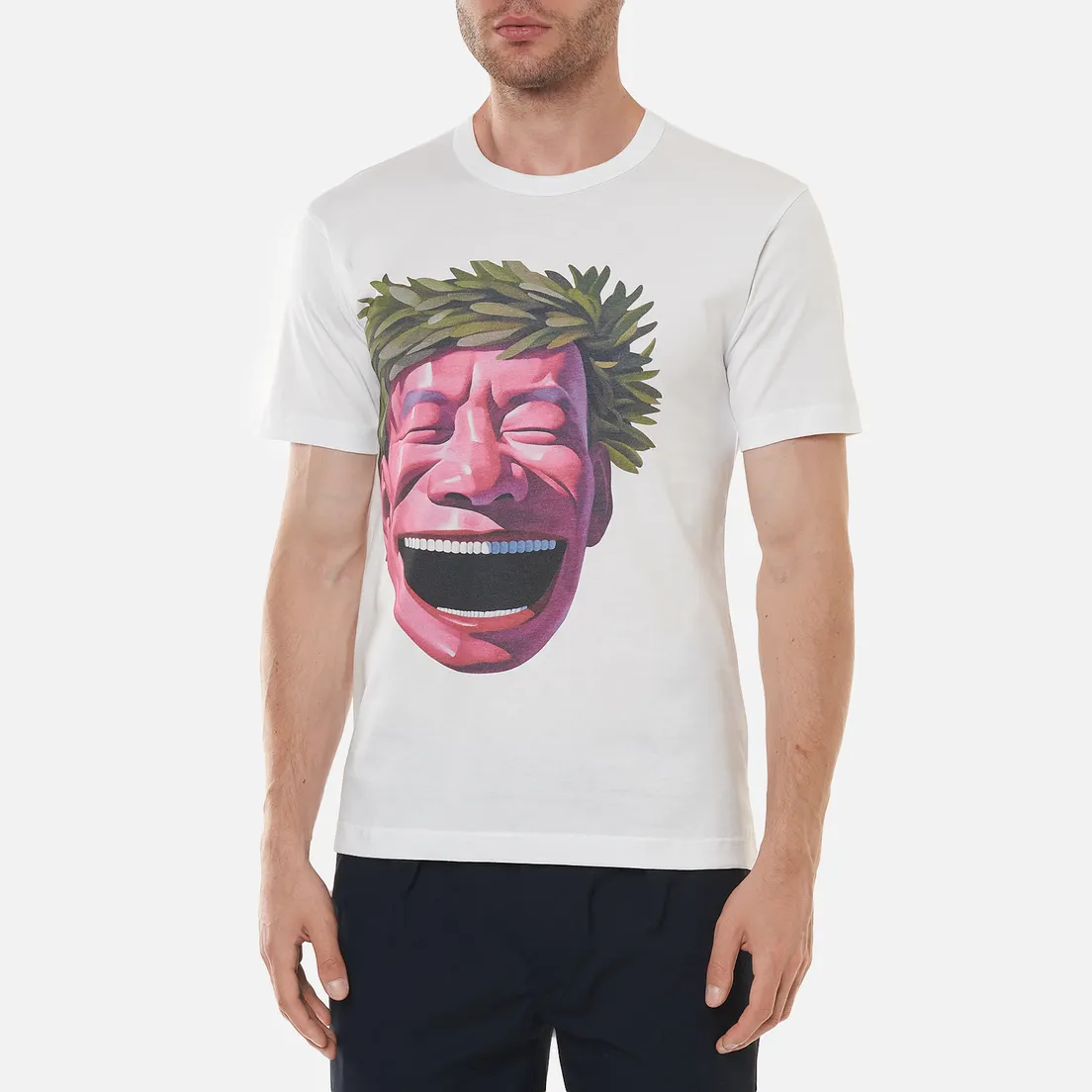Comme des Garcons SHIRT Мужская футболка x Yue Minjun Print C
