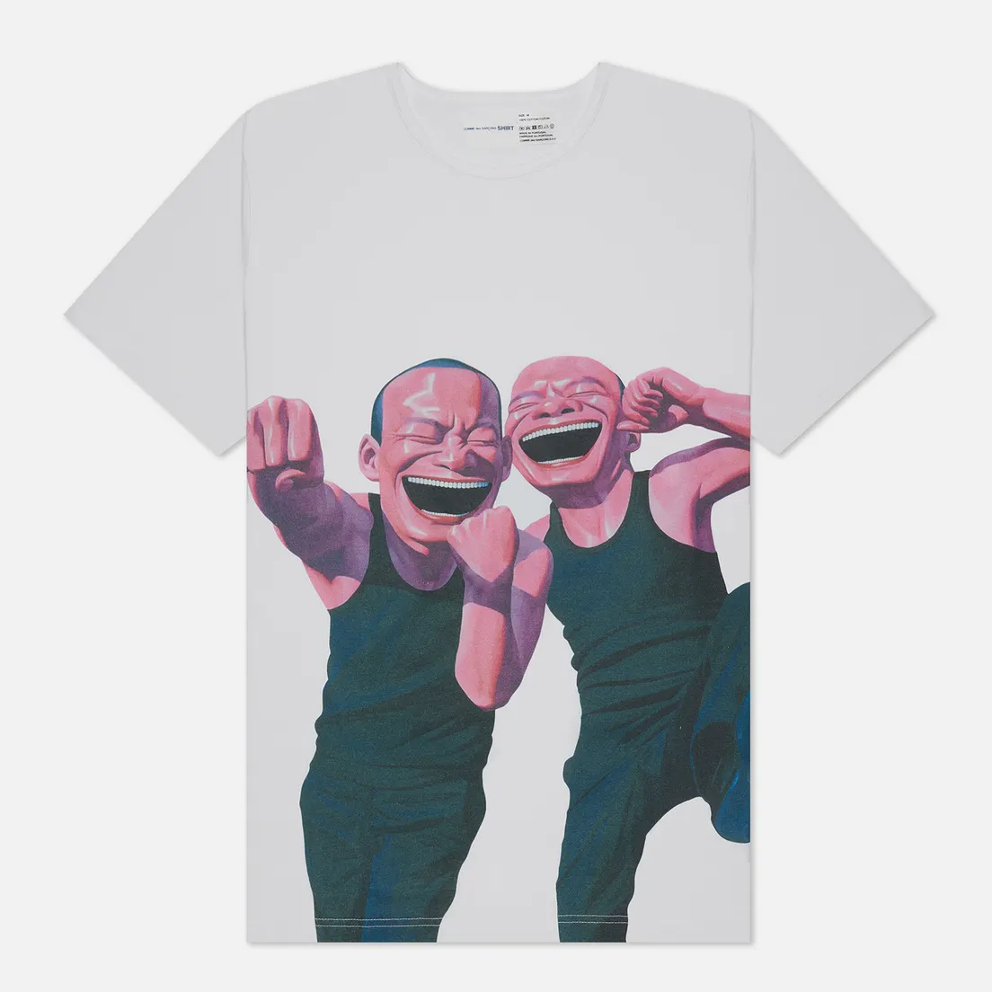 Comme des Garcons SHIRT Мужская футболка x Yue Minjun Print D