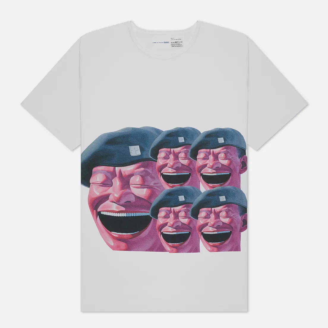 Comme des Garcons SHIRT Мужская футболка x Yue Minjun Print E