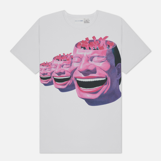 Мужская футболка Comme des Garcons SHIRT x Yue Minjun Print F White
