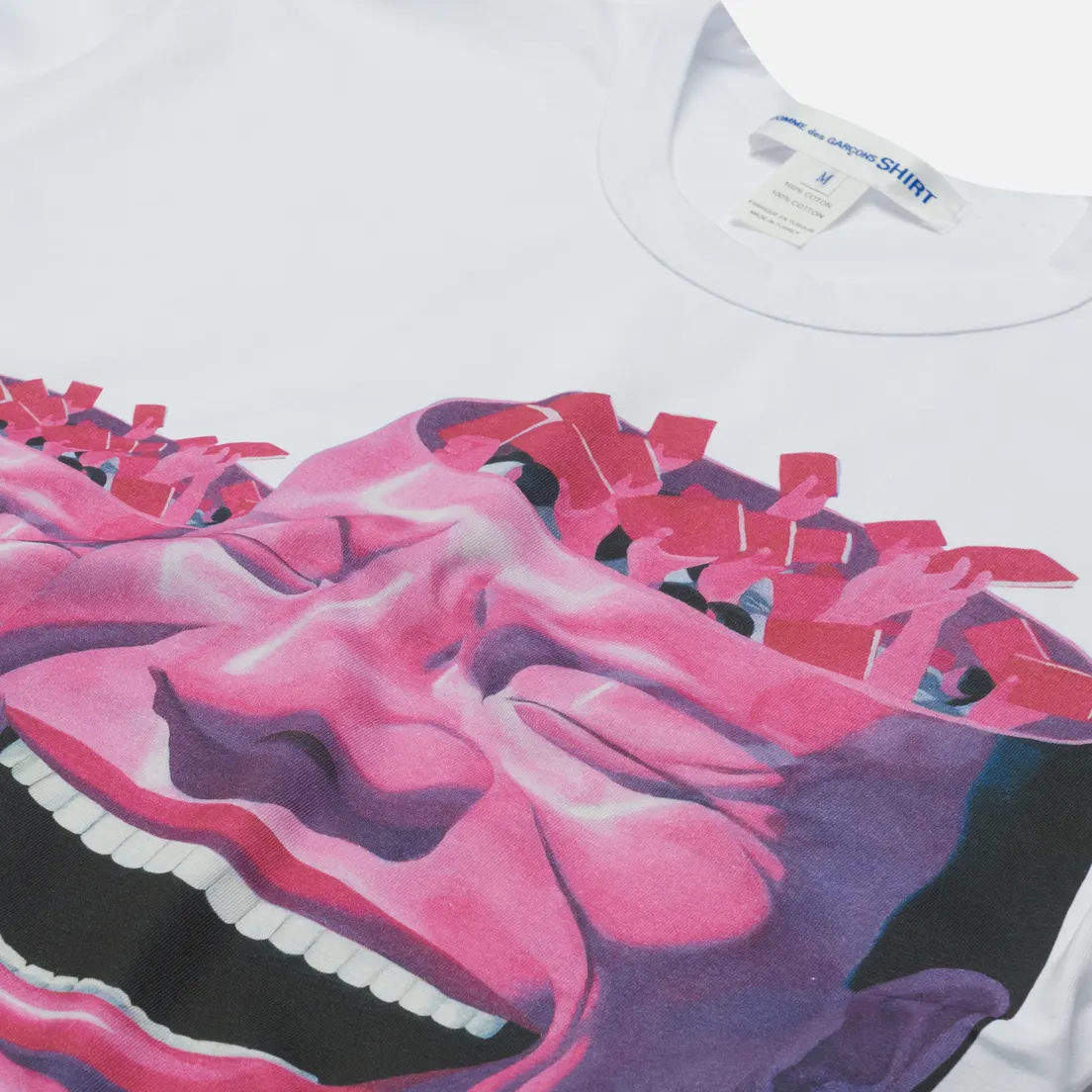 Comme des Garcons SHIRT Мужская футболка x Yue Minjun Print F