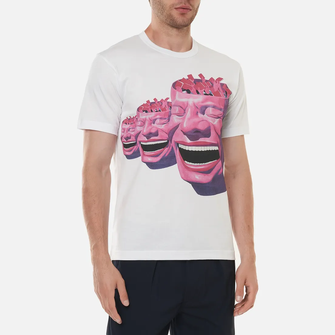 Comme des Garcons SHIRT Мужская футболка x Yue Minjun Print F