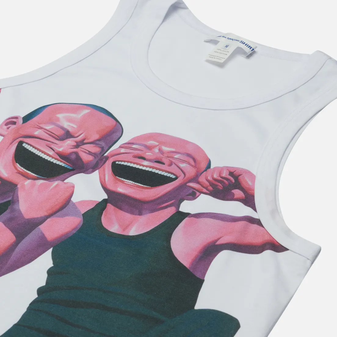 Comme des Garcons SHIRT Мужская майка x Yue Minjun Print D
