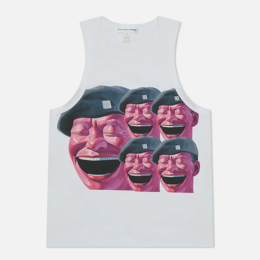 Comme des Garcons SHIRT Мужская майка x Yue Minjun Print E