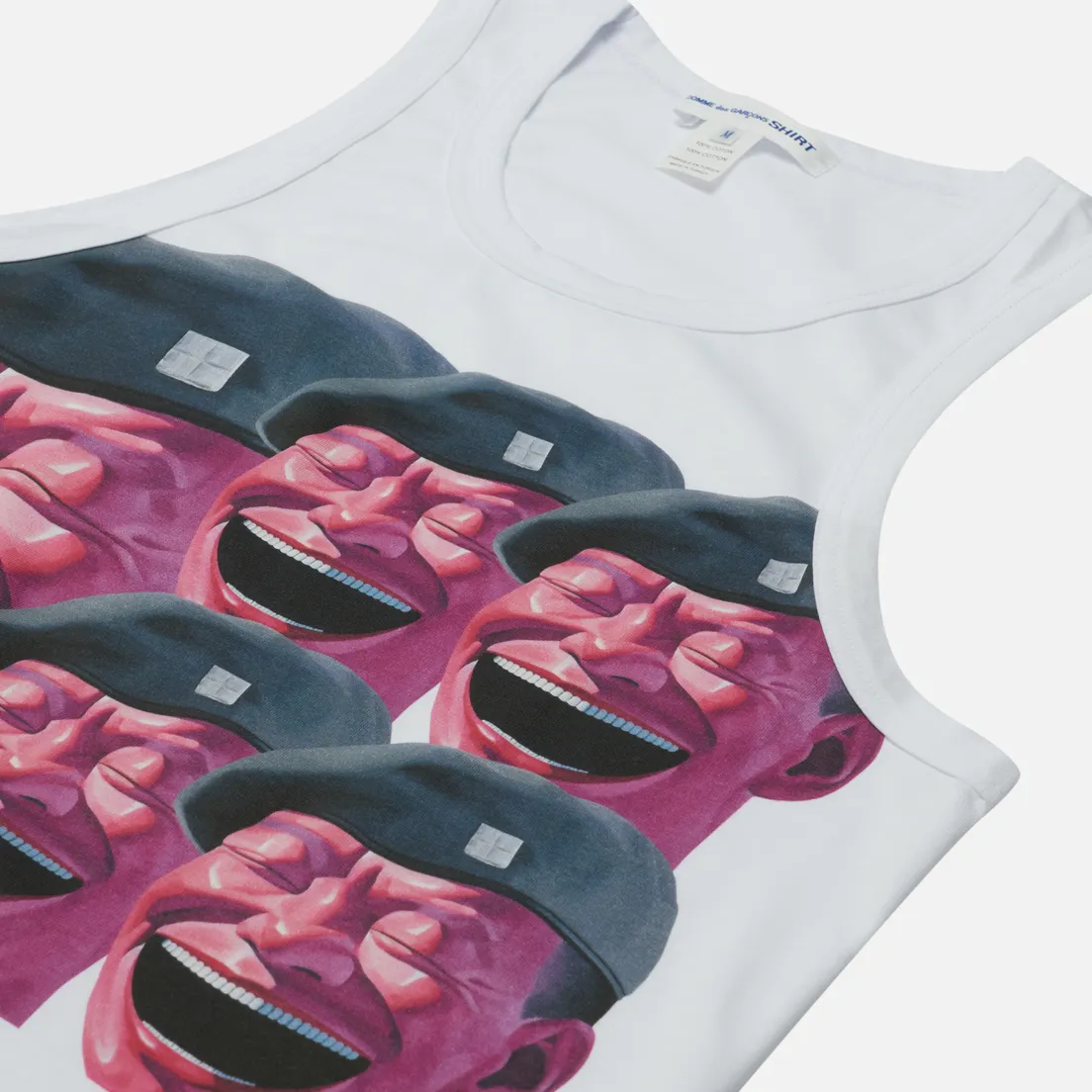 Comme des Garcons SHIRT Мужская майка x Yue Minjun Print E