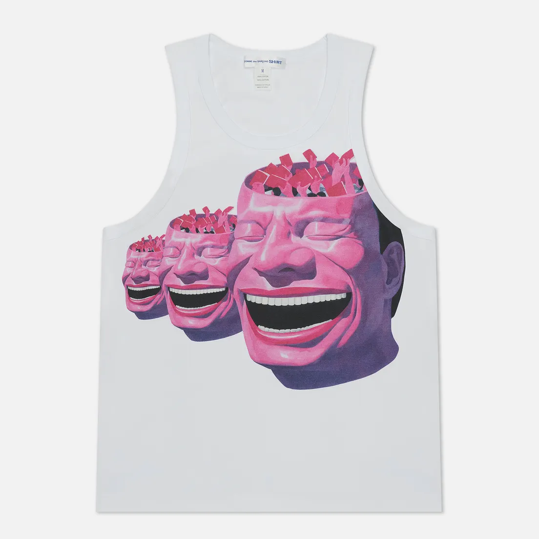 Comme des Garcons SHIRT Мужская майка x Yue Minjun Print F