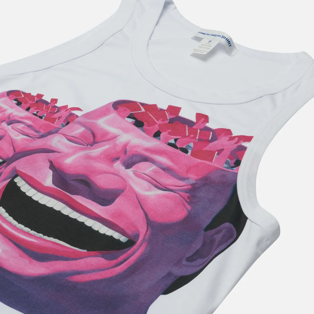 Comme des Garcons SHIRT Мужская майка x Yue Minjun Print F