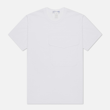 Мужская футболка Comme des Garcons SHIRT Exaggerated Pocket, цвет белый, размер S