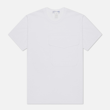 Мужская футболка Comme des Garcons SHIRT Exaggerated Pocket, цвет белый, размер S