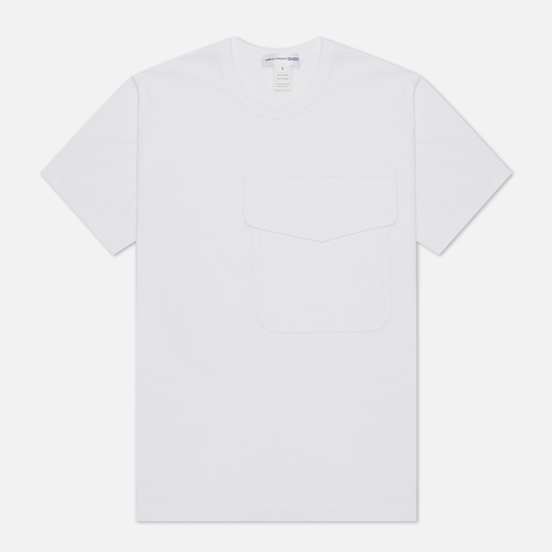 Мужская футболка Comme des Garcons SHIRT Exaggerated Pocket White
