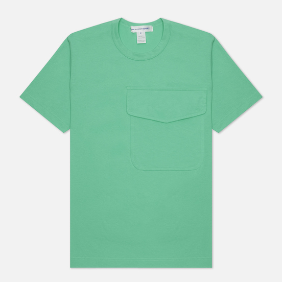 Мужская футболка Comme des Garcons SHIRT Exaggerated Pocket Green