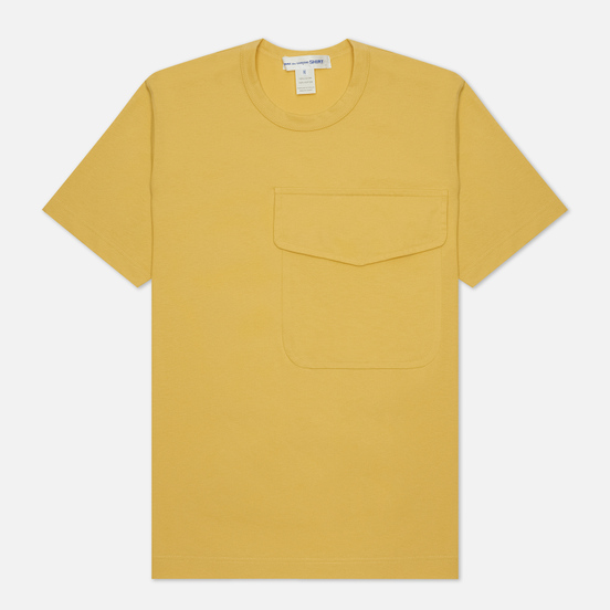 Мужская футболка Comme des Garcons SHIRT Exaggerated Pocket Yellow