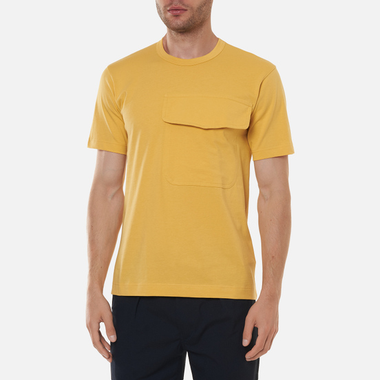 Мужская футболка Comme des Garcons SHIRT Exaggerated Pocket Yellow