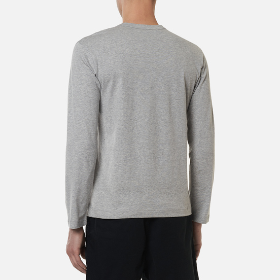 Мужской лонгслив Comme des Garcons SHIRT Front Logo Grey