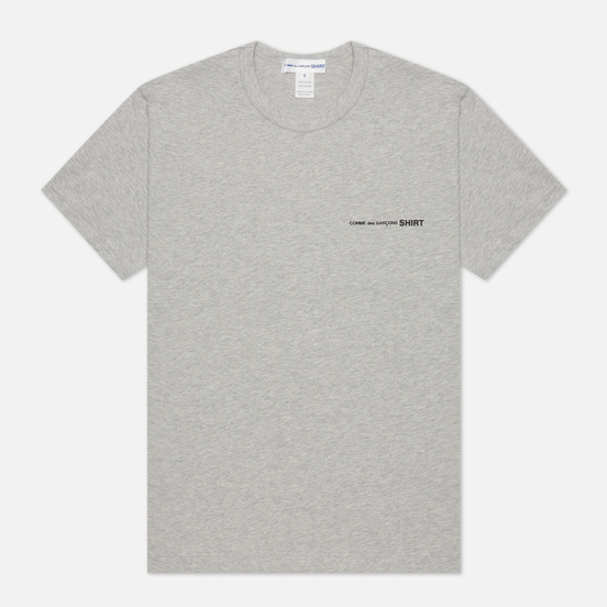 Мужская футболка Comme des Garcons SHIRT Front Logo Grey