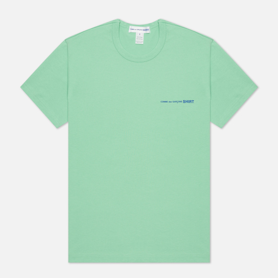 Мужская футболка Comme des Garcons SHIRT Front Logo Green