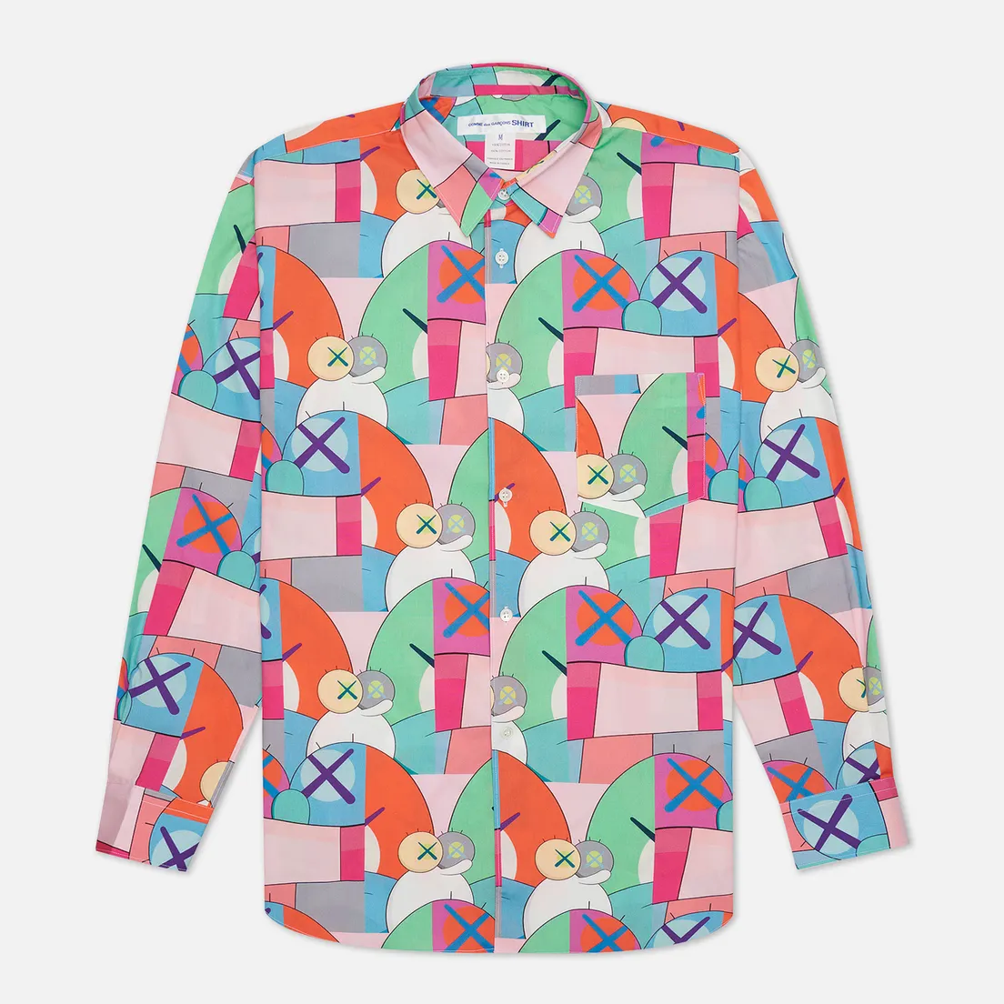 Comme des Garcons SHIRT Мужская рубашка x KAWS Print H