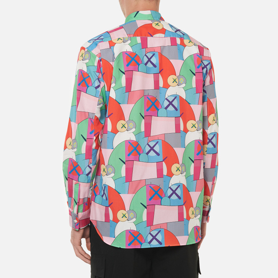 Мужская рубашка Comme des Garcons SHIRT x KAWS Print H Multicolor