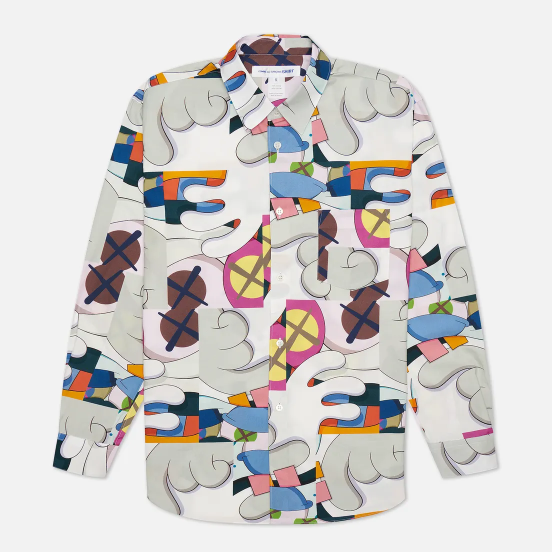 Comme des Garcons SHIRT Мужская рубашка x KAWS Print I