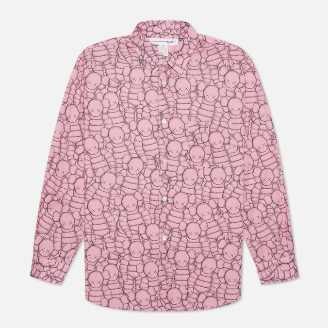 Мужская рубашка Comme des Garcons SHIRT, цвет розовый, размер M