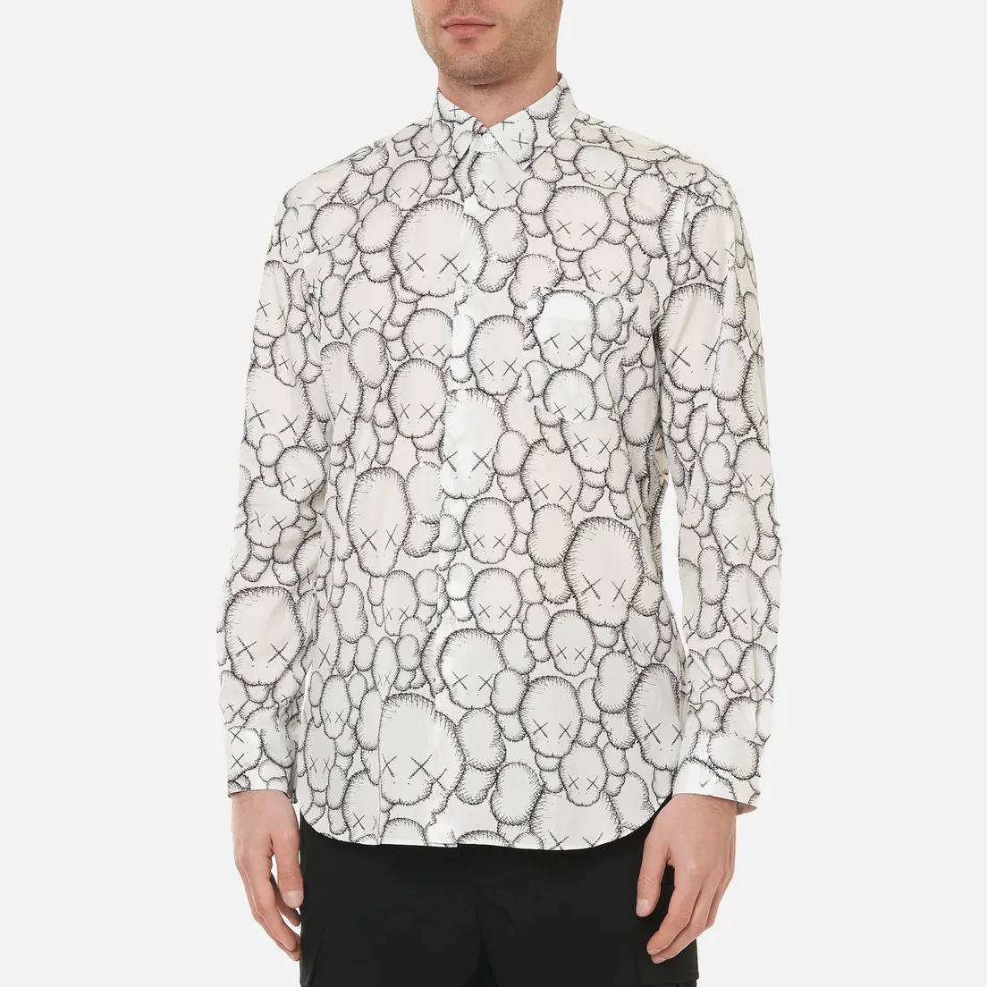 Comme des Garcons SHIRT Мужская рубашка x KAWS Print A