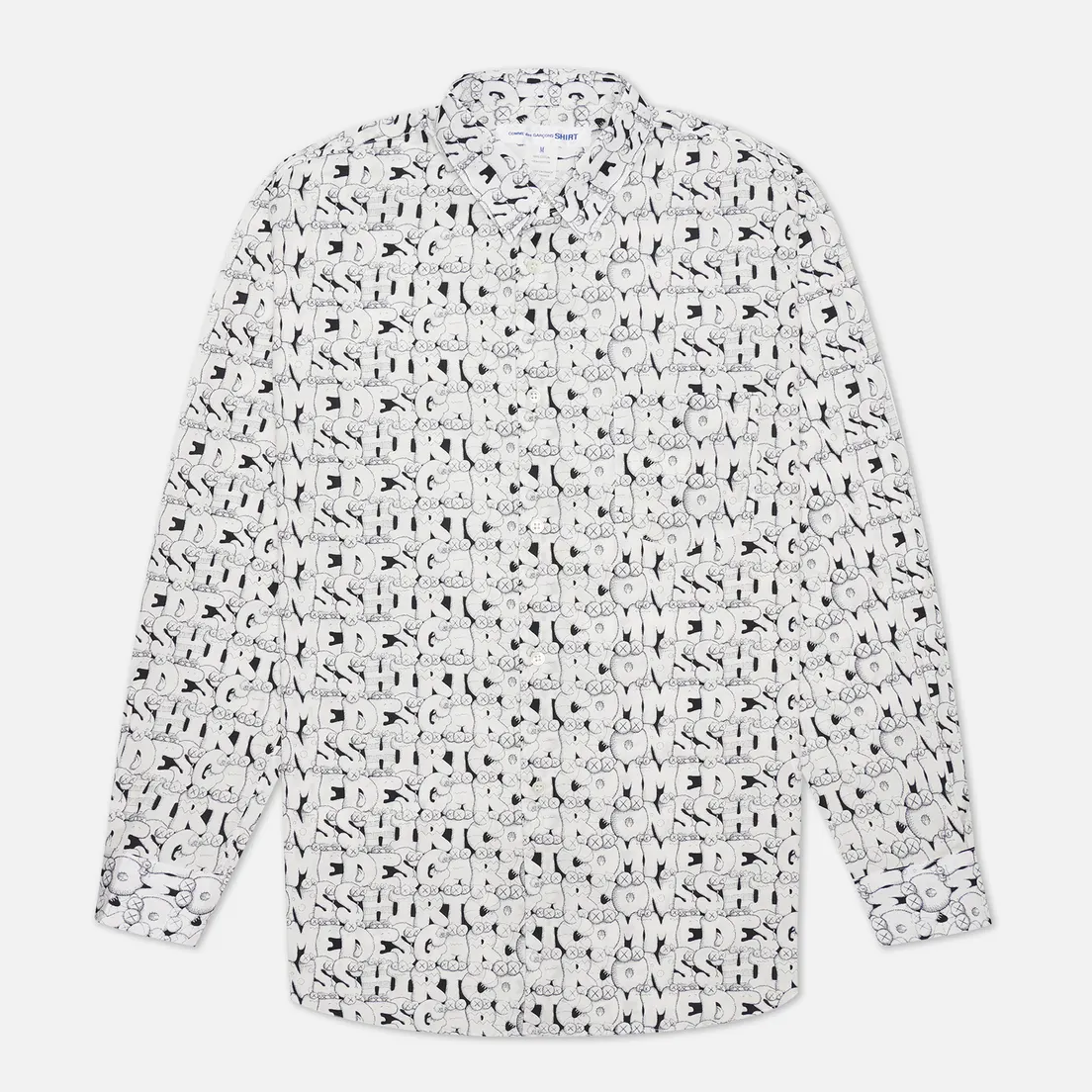 Comme des Garcons SHIRT Мужская рубашка x KAWS Print E