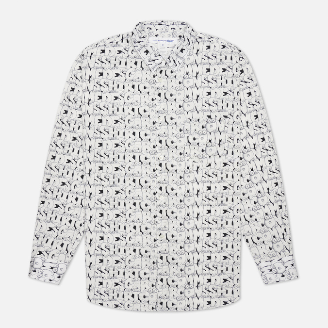 Мужская рубашка Comme des Garcons SHIRT, цвет белый, размер XL